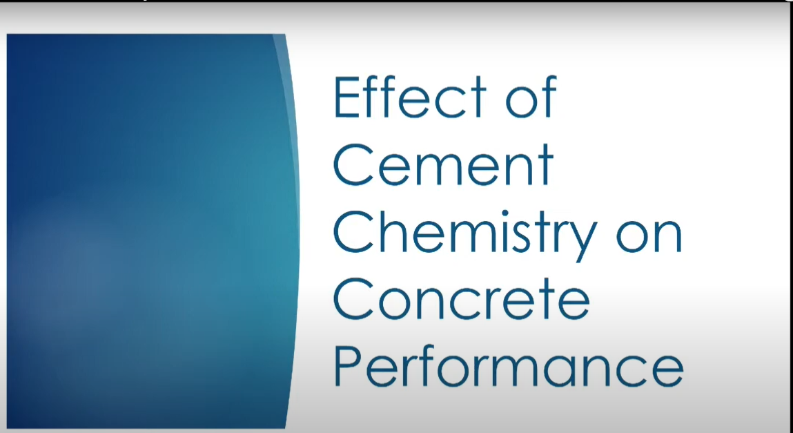 Effect of Cement Chemistry on Concrete Performance Go eclass